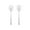 Clear, variant on Guzzini Salad Servers 10.8" Clear Vanity in Bio-Based Acrylic Crystal Renewable, Organic Material
