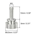 thumbnail image 2 of Tornillos moleteados M3x10mm Latón Niquelado 4uds Unique Bargains, 2 of 5