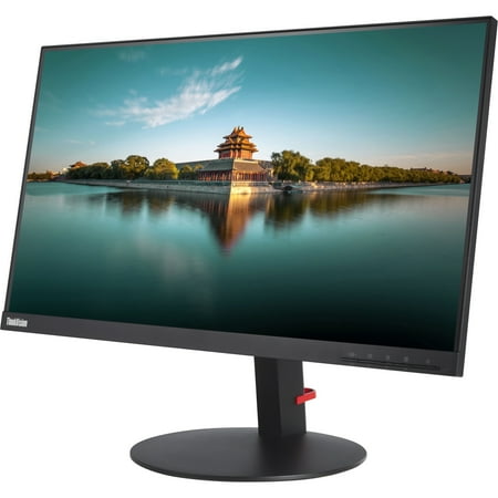 Lenovo - ThinkVision 23.8" IPS LED FHD Monitor - Black