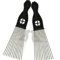 WEAVILUX Styling Brush 2Pcs Fan Shaped Comb For Boys Barber Shop