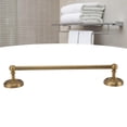 thumbnail image 3 of BIMZUC 41 cm All‑Copper European Style Wall‑Mounted Towel Rack – Single‑Pole, Antique Finish, Space‑Saving Bathroom Hook, 3 of 6