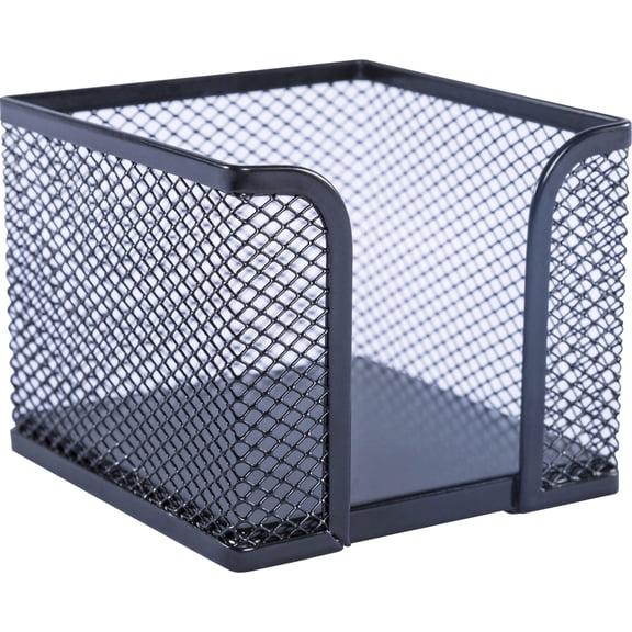 Lorell, LLR84156, Black Mesh/Wire Memo Holder, 1 Each, Black