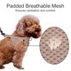 thumbnail image 3 of Arnés para perros Plutus Pet, sin tirones, malla transpirable, acolchado, beige, talla M, 3 of 5