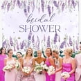 thumbnail image 4 of 5 * 3ft Lavender Bridal Shower Backdrop Purple Floral Bride to Be Photography Background Cloth Decoration for Purple Wedding Bachelorette Engagement Party Supplies Photo Booth Props, 4 of 8