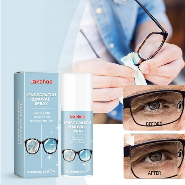 Limpiadores domésticos Spray quita rayones para lentes Limpiador Reacondicionador quita rayones Acondicionador para lentes 100 ml Solución para el cuidado de anteojos