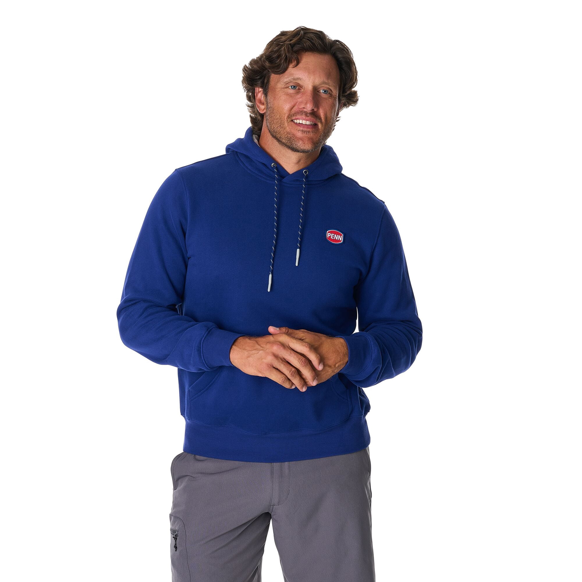 PENN Logo Pullover Hoodie, Dark Blue, Size XXL
