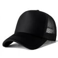 thumbnail image 2 of Custom Brand LOGO Personality DIY Print Trucker Hat For Kids Net Baseball Cap Men Women Blank Mesh Adjustable Sun Hat Visor QZX, 2 of 7