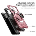 thumbnail image 7 of Compatible Case for Nokia G400 5G Case w/Tempered Glass Screen Protector [Military Grade] Ring Car Mount Kickstand Shockproof Hard Phone Case - Rose Gold, 7 of 7