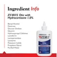 thumbnail image 5 of Zymox Otic Enzymatic Solution for Dogs and Cats to Soothe Ear Infections with 1% Hydrocortisone for Itch Relief, 8oz, 5 of 8
