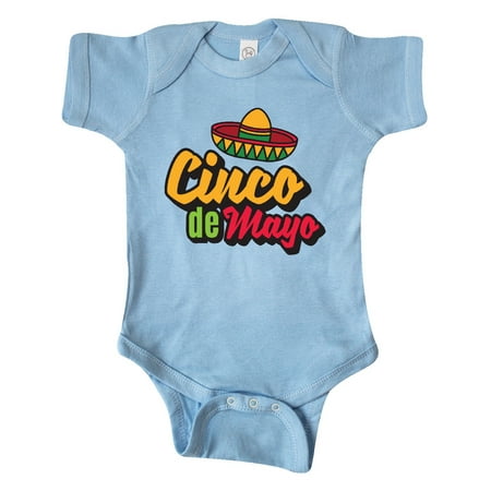 

Inktastic Cinco De Mayo with Sombrero Gift Baby Boy or Baby Girl Bodysuit