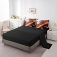 thumbnail image 4 of Erosebridal Football Twin Size Bed In A Bag, 7 Pieces Ball Game Bedding Set With Sheets, Soccer Fans Comforter Set Sport for Kids Boys, 4 of 5