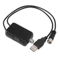 thumbnail image 3 of Amplificador de señal de TV de 50 a 100 millas, fuente de alimentación USB de 20 dB, amplificador de señal de TV digital para antena HDTV LAN‑1102, 3 of 15