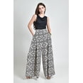 thumbnail image 1 of Pantalon tipo palazzo Roman Fashion /Juvenil, 2632 (Negro geometrico) negro CH, 1 of 5