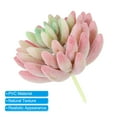thumbnail image 4 of Uxcell Artificial Succulent Plants Unpotted Fake Succulents Simulation Plants Burgundy 2 Pack, 4 of 5