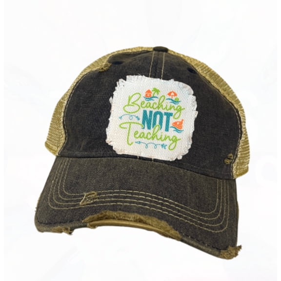 Beaching NOT Teaching Trucker Hat