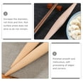 thumbnail image 4 of 4pcs Wooden Rolling Pin Dough Roller Kitchen Rolling Sticks Roller Pin Baking Tool, 4 of 8