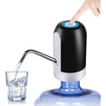 thumbnail image 1 of Dispensador de agua eléctrico portátil con carga USB, bomba de agua embotellada de 5 galones para el hogar, oficina, cocinas, camping (negro) Ormromra MZQ-0302, 1 of 8