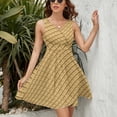 thumbnail image 3 of Ice Cream Cone Sleeveless Dress Women Summer Evening Dresses Ladies Sundress, 3 of 7