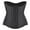 Black, variant on Aofany Womens Fashion Sexy Body Shaper Underbust Corset Satin Vintage Waist Training Plus Size