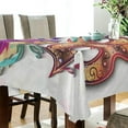 thumbnail image 3 of Coolnut Mardi Gras Tablecloth, Waterproof Washable Polyester Square Table Cover, Durable Tablecloth for Kitchen Dining Table Party Decor, 60"X 90", 3 of 7