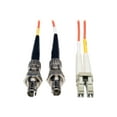 thumbnail image 2 of Eaton Tripp Lite Series 0.3M Duplex Multimode Fiber Optic 50/125 Adapter LC/ST M/F 1ft 1' 0.3 Meter - Network cable - LC multi-mode (M) to ST multi-mode (F) - 0.3 m - fiber optic - duplex - 50 / 125 micron - orange, 2 of 4