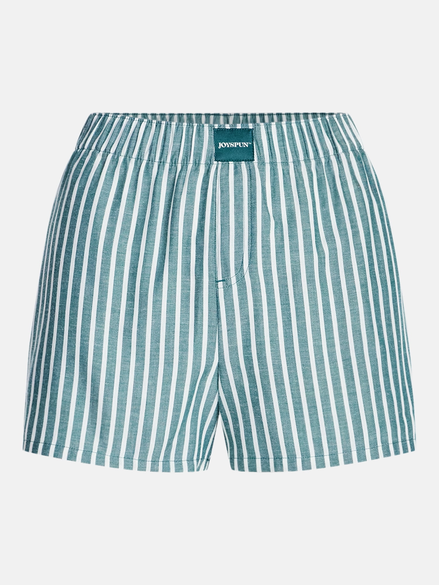 Joyspun Women's Woven Pajama Boxer Shorts, Sizes XS to 2X
