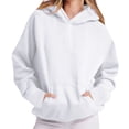 thumbnail image 3 of Womens Hoodies Oversized Sweatshirt Cozy Sweaters Basic Pullover Shirts Large Kangaroo Pocket Casua Fall Outfits, 3 of 6