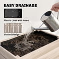 thumbnail image 5 of Outsunny 4PCS Wooden Raised Garden Beds Kits Elevated Planter for Outdoor Plants Flowers Vegetables, Raised Garden Boxes, 5 of 9