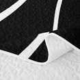 thumbnail image 5 of Homewish Aesthetic Lines Twin Quilt Set,Modern Geometric Twin Coverlet Set,White,2-Piece, 5 of 7