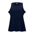 thumbnail image 4 of Womens Tank Tops Sleeveless Tank Top Casual Ribbed Racerback Basic Thick Strap Shirts Tops on Sale, 4 of 5