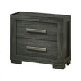 thumbnail image 2 of Weathered Gray Wood 5pc Bedroom Set with Queen Platform Storage Bed, 2 of 3