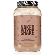 Naked Shake Chocolate Plant Based Protein Powder from US & Canadian Farms, Nothing Artificial, 30 Servings
