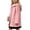 Pink, variant on QTBIUQ Boys Girls Medium Long Tweed Coat with Pockets Single Breasted Hooded Outerwear for Fall Winter Wear