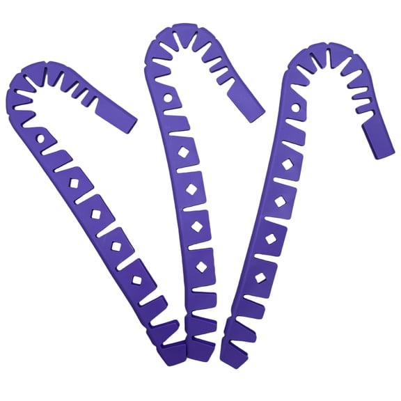 Universal Hockey Stick Blade Guard & Edge Wrap Protector|Wraparound Design for Off|Cut-to-Fit for Junior & Senior Sticks | Hockey Training Equipment Gear(Perforated,Purple×3)