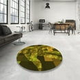 thumbnail image 4 of Ahgly Company Machine Washable Indoor Rectangle Transitional Bakers Brown Area Rugs, 3' x 5', 4 of 7