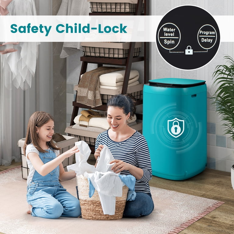 Gymax 7.7 lbs Full Automatic Washing Machine 0.78 Cu.ft Compact