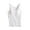 White, variant on XMMSWDLA Cotton Shelf Bra Camisoles Strap Tank Tops Basic Layer Cami Mint Green Graphic Tank Tops Women
