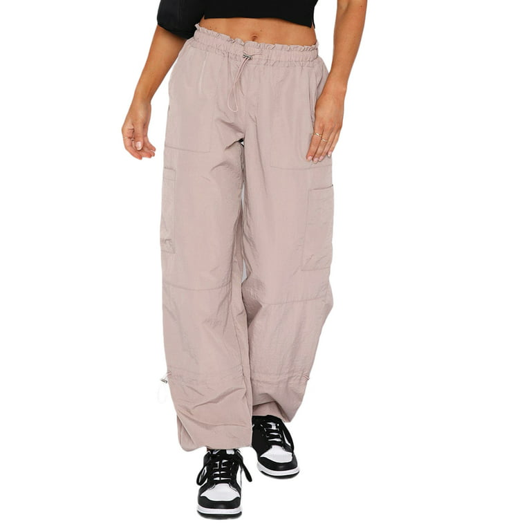 Women's Drawstring Y2K Baggy Cargo Pants - cargopants.co  Cargo pants women,  Loose trousers women, Pants for women
