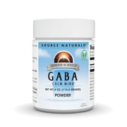 Source Naturals GABA Powder, Calm Mind,4 Ounce