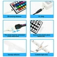thumbnail image 2 of Tira LED de 10 m, tira LED RGB 3528, kit de luces LED multicolor con control remoto de 44 teclas y cable USB para decoración de bodas, dormitorios, fiestas, Navidad y bares (10 m), 2 of 4