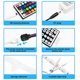 thumbnail image 2 of Tira LED de 10 m, tira LED RGB 3528, kit de luces LED multicolor con control remoto de 44 teclas y cable USB para decoración de bodas, dormitorios, fiestas, Navidad y bares (10 m), 2 of 4