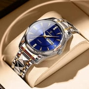 Poedagar New Fashion mens watches stainless steel top brand luxury waterproof men quartz wristwatches Relogio masculeinoa