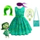 thumbnail image 2 of Girls Inside Out Disgust Cosplay Costumes Birthday Party Dress Up Children's Halloween Role-playing Costume Carnival Clothing, 2 of 5
