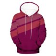 thumbnail image 4 of Rbaofujie Chandail en Molleton pour Hommes Mode Décontractée Chandails en Molleton à Capuche Col Rond Imprimé Pull Manches Longues Hauts Chandail en Molleton Zip Chandail à Capuchon, 4 of 6