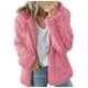 thumbnail image 1 of Abrigos de Invierno Para Mujer Moda Casual Sólido Con Capucha Felpa Chaquetas Cálidas Cremallera Chaqueta de Punto Odeerbi ODB174450, 1 of 6