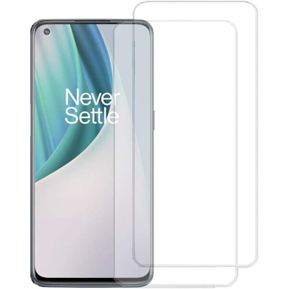 VIESUP 2Pack Screen Protector Compatible with OnePlus Nord N10 5G 6.49" Tempered Glass 9H Hardness, Anti Scratch, Bubble Free, Easy to Install HD Clear Protective Film