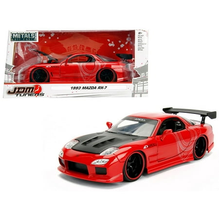 - 1993 Mazda RX-7 Red with Black Hood