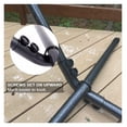 thumbnail image 2 of Gexandy 9 FT Hammock Stand Heavy Duty Indoor Outdoor Universal Space Saving Steel Stand with Carrying Case 450 Pounds Capacity Black, 2 of 9