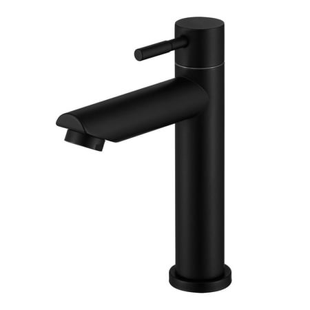 

Black Basin Kitchen Bathroom Mixer Sink Tap Cold Matte Sink Faucet Taps