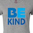 thumbnail image 4 of Inktastic Be Kind Logo in Blue Women's T-Shirt, 4 of 5